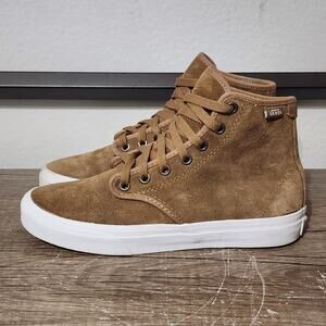 Vans Camden Hi Women's Athletic Skate Shoes Sneakers Size 6 Brown Suede